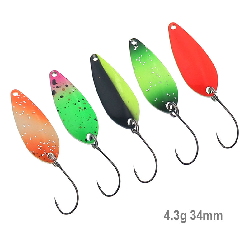 Fishing Spoon 4.3g 34mm UV Col - Fishing Lure Spoon 评论和价格