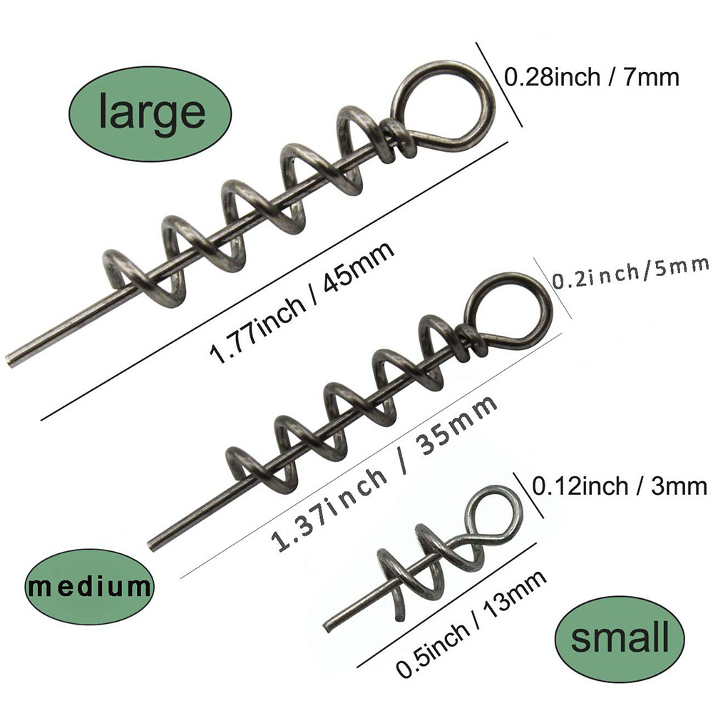 30pcs Stainless Steel Spring L - Fishing Lure Accessories 评论和价格