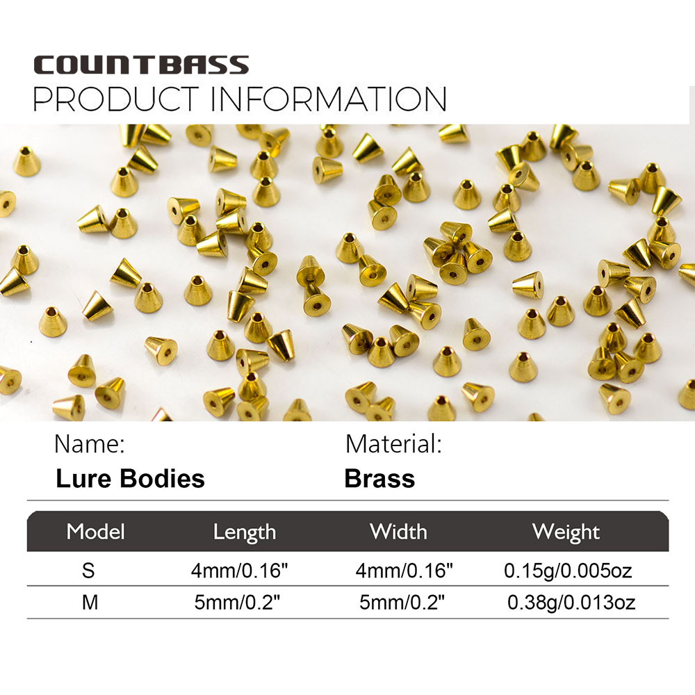 Countbass 10pcs Solid Brass Co - Fishing Lure Buzzbait 评论和价格