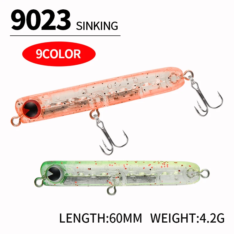 6cm 4.8g Slow Sinking Pencil F - Fishing Lure Jerkbait 评论和价格