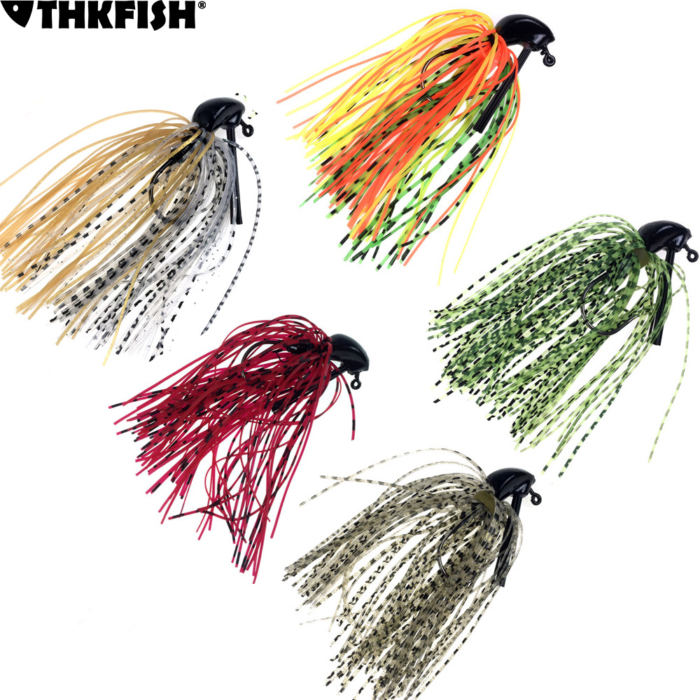 THKFISH 5pcs Jig Fishing Lures - Fishing Lure Buzzbait 评论和价格